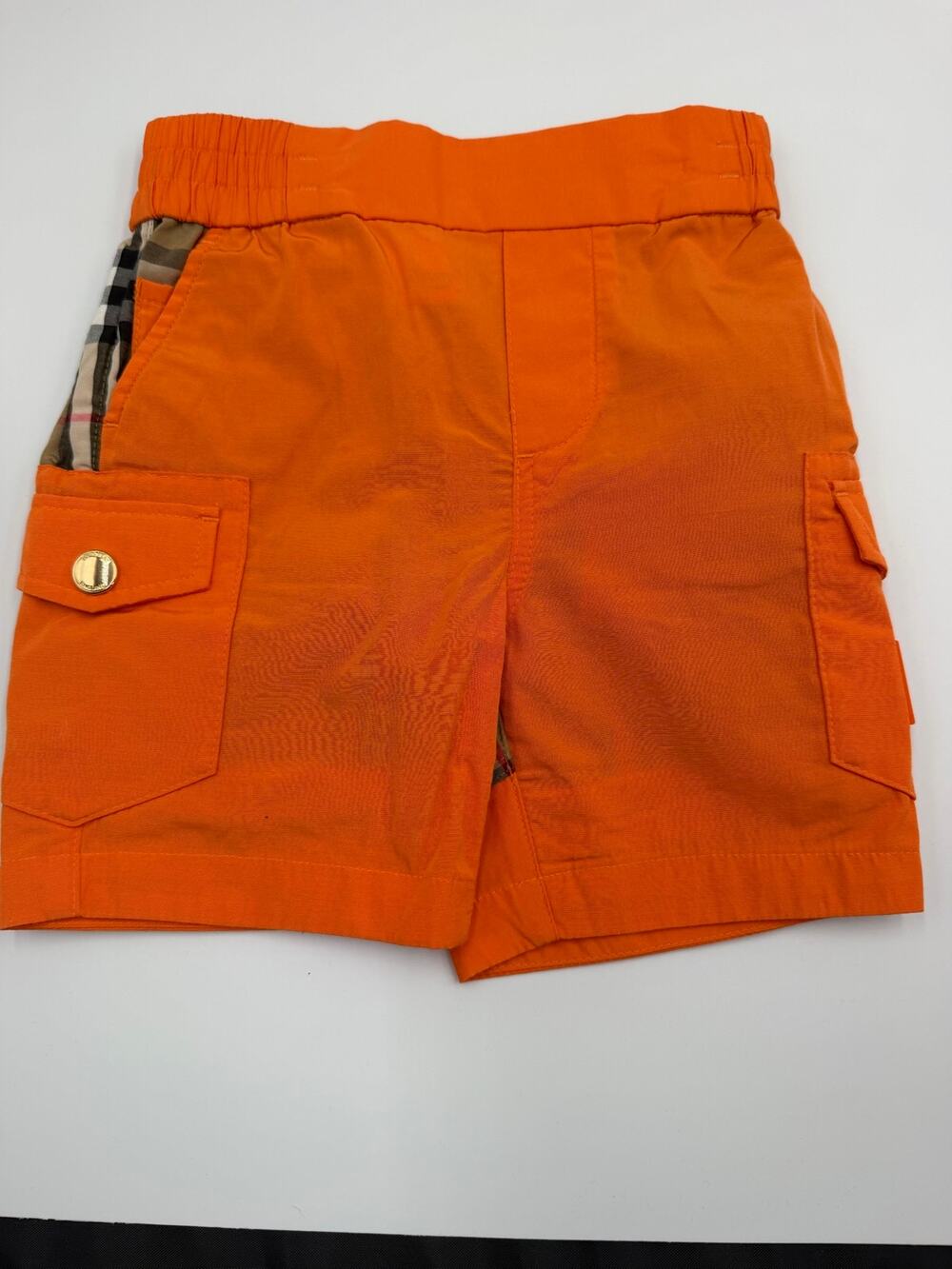 Burberry vintage check cargo short 18m